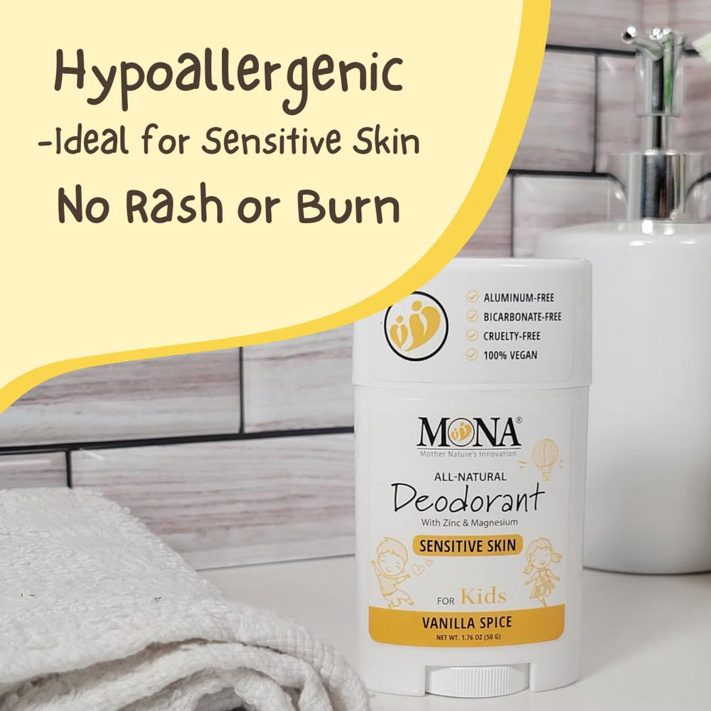 Derm-friendly formula without baking soda or artificial fragrances