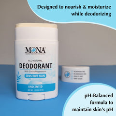 MONA vegan, Leaping Bunny certified deodorant