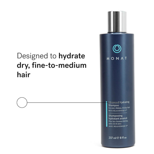MONAT Advanced Hydrating Shampoo lather closeup demonstrating creamy foam that hydrates