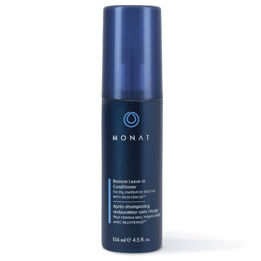MONAT Balance bottle pour demonstrates easy, mess-free application for hydration.