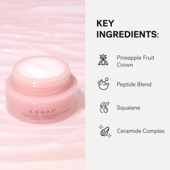 Under makeup usage scene demonstrates a breathable base for daily wear.