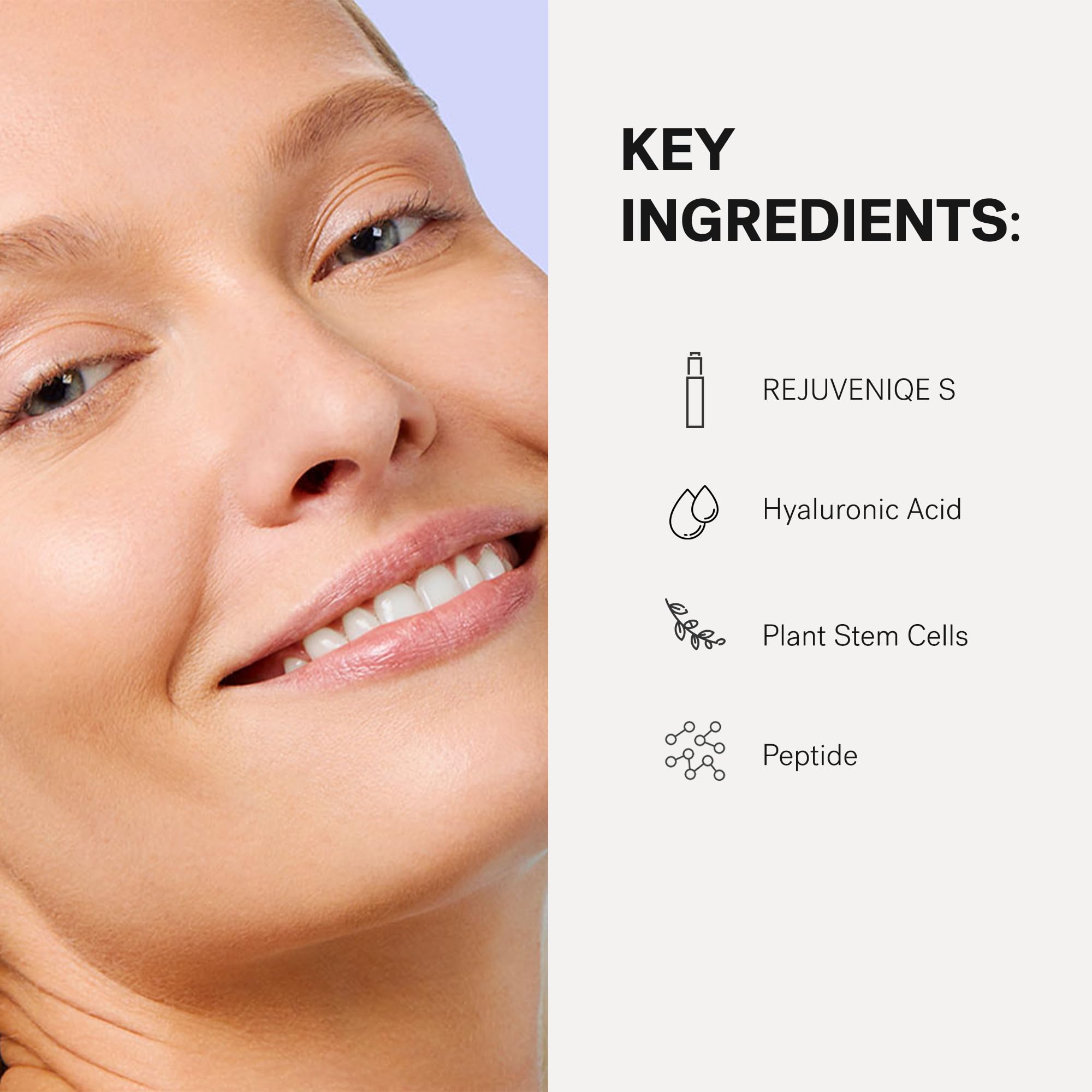 MONAT Be Balanced bottle and packaging indicating travel-friendly size and daily routine.