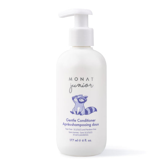 MONAT Junior Gentle Conditioner bottle front, tear-free kid friendly formula