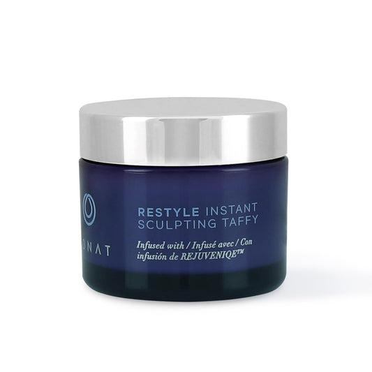 MONAT Restyle Taffy bottle close-up showing sleek packaging and easy hold.
