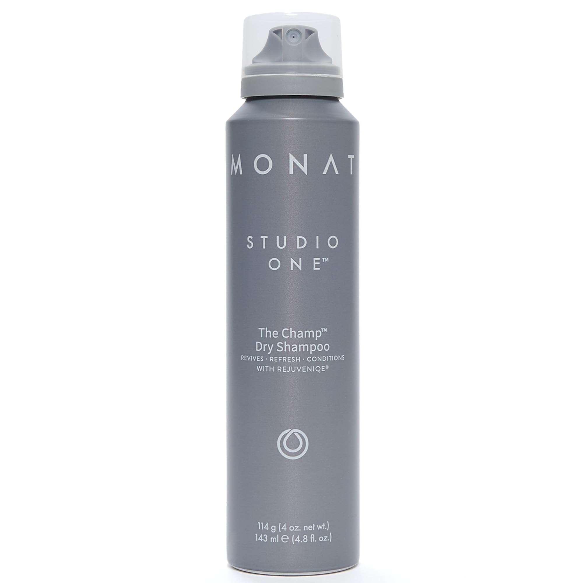 MONAT Studio One The Champ bottle pour showing instant oil absorption between washes