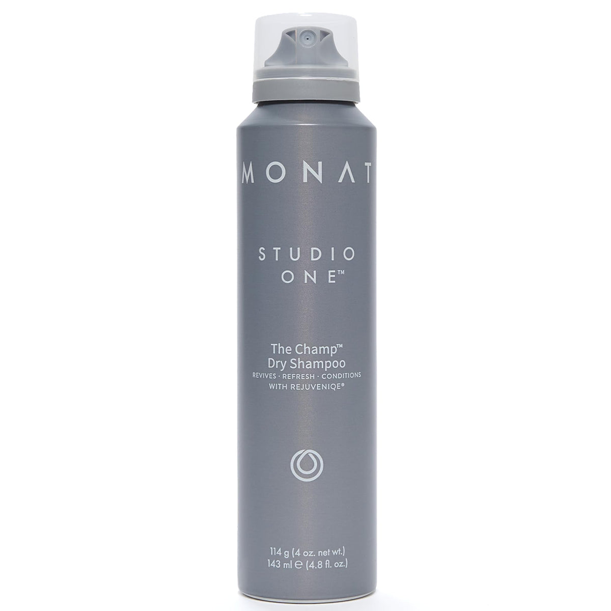 MONAT Studio One The Champ bottle pour showing instant oil absorption between washes