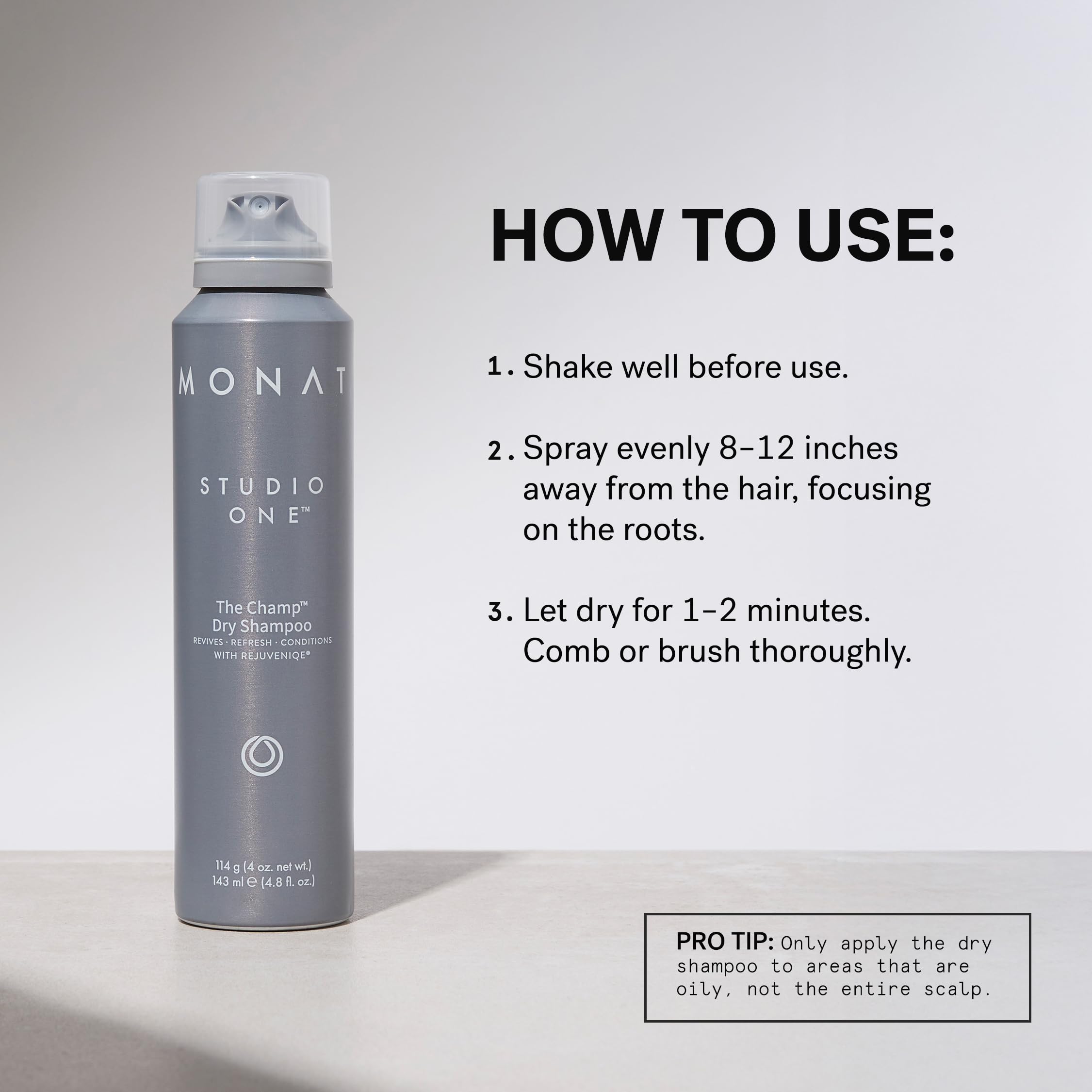 MONAT The Champ Rejuveniqe ingredients offer conditioning support