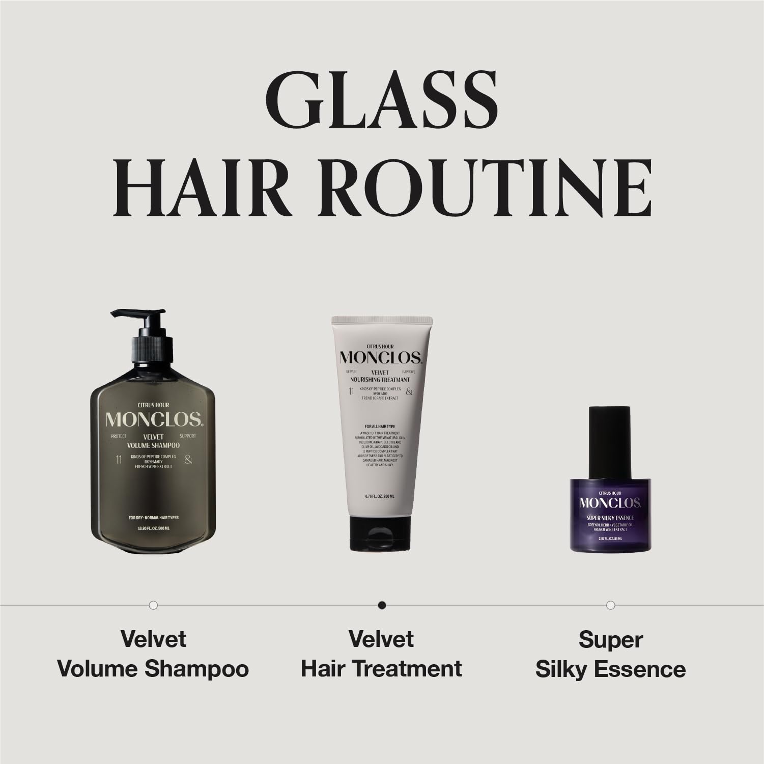 Color-treated hair appears vibrant after Velvet Hair Treatment application.