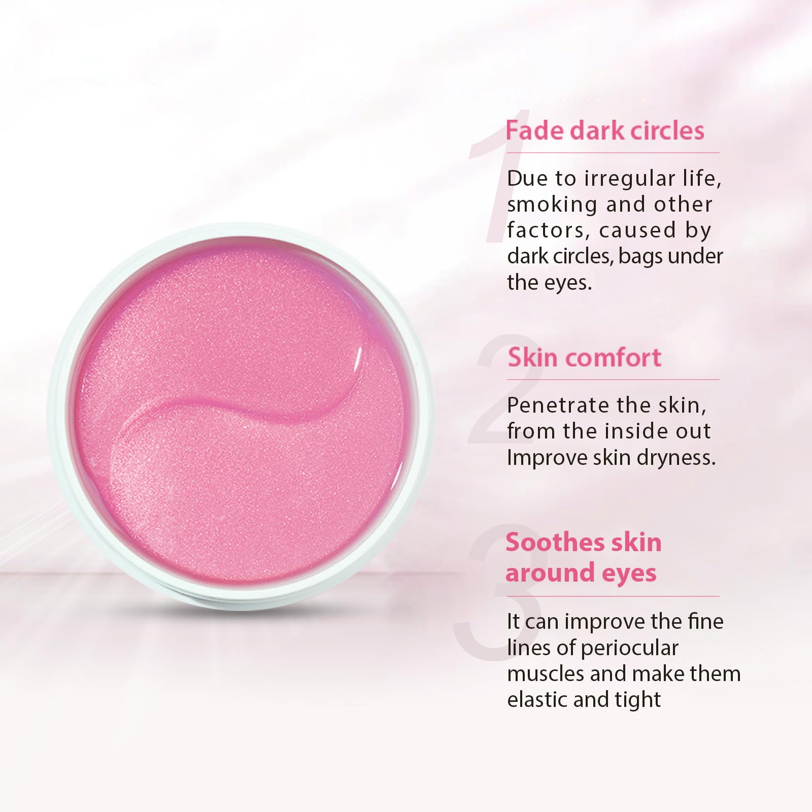 MOND'SUB close-up of hydrogel texture designed for skin-friendly contact.
