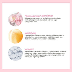 MOND'SUB patches applied under the eyes for a refreshed appearance.
