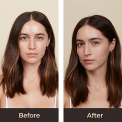Monika Blunder Beauty Blunder Cover application swatch illustrates lightweight, adjustable coverage.