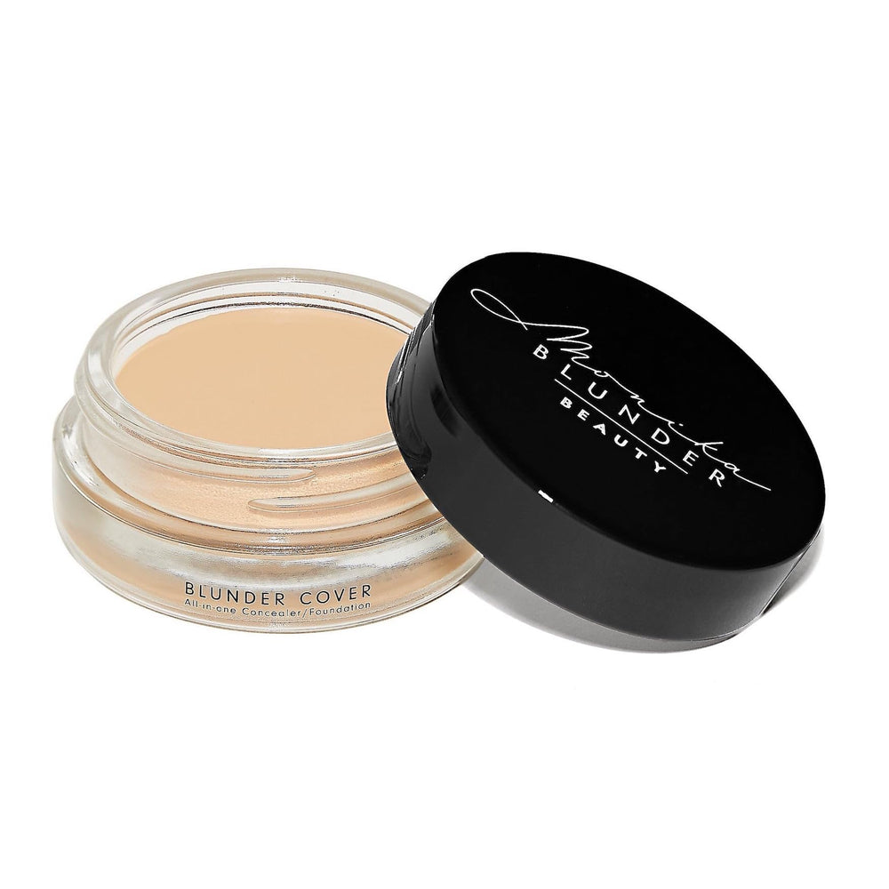 Monika Blunder Beauty Blunder Cover Foundation bottle-pour displays shade 2.5 for portable coverage