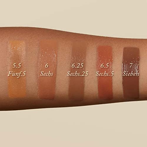 Monika Blunder Beauty Blunder Cover hand swatch demonstrates buildable coverage