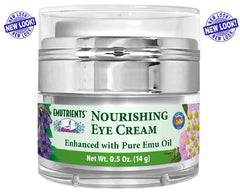 Montana Emu Ranch eye cream texture closeup shows rich, smooth application.