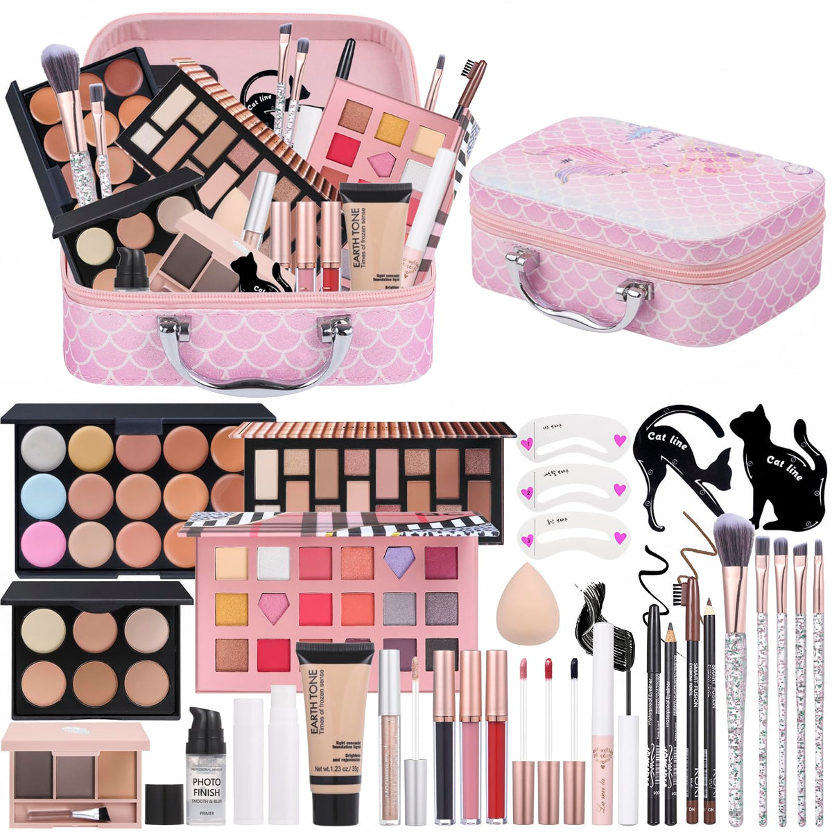 Moobirlet makeup kit travel case shown for on-the-go organization.