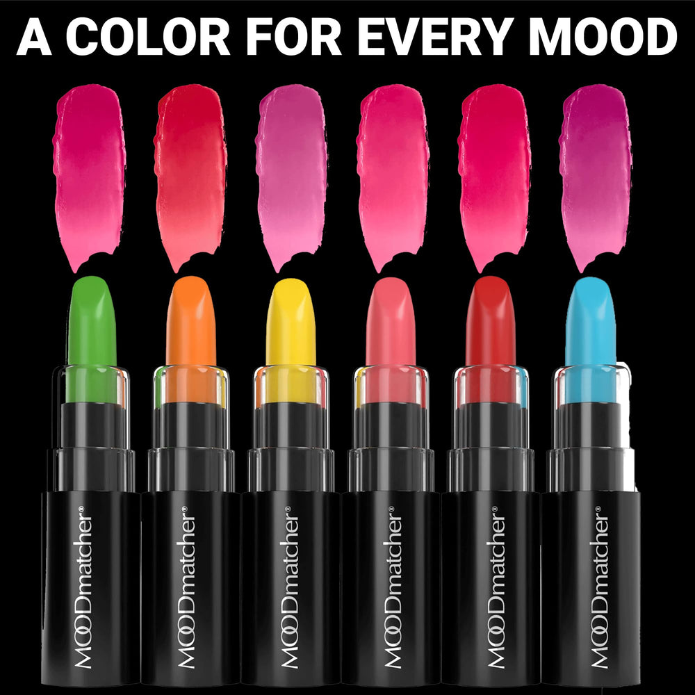 MOODmatcher close-up application shows silky lip texture.