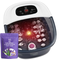 MoodRelish foot spa with adjustable temperature for personalized comfort.