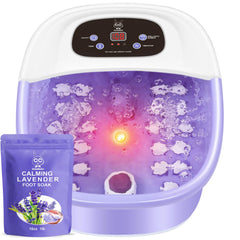 MoodRelish foot spa massager purple for at-home relaxation and spa-like care