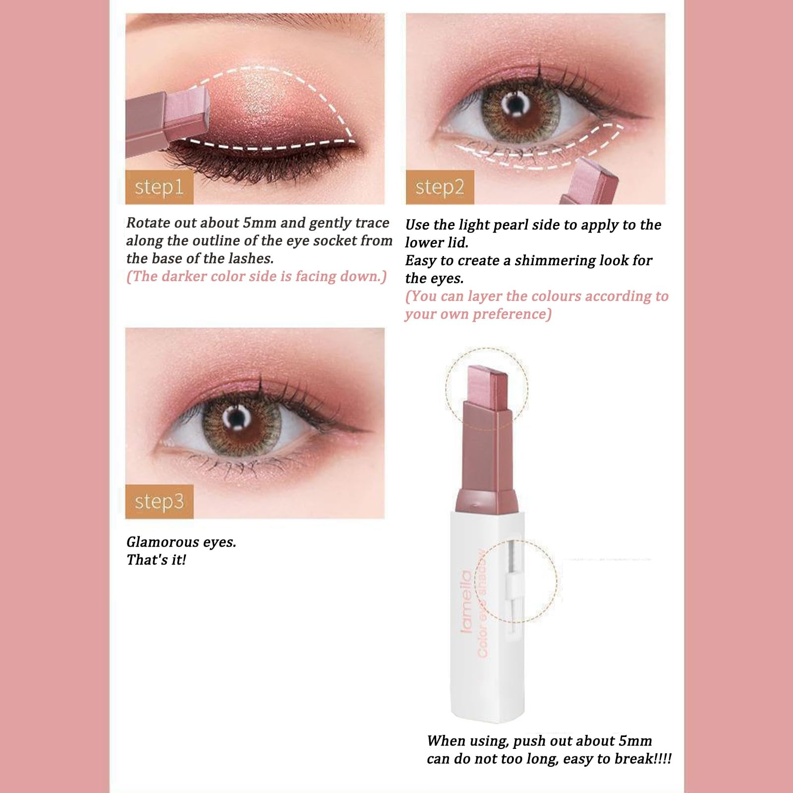 MooGlamor dual-color shades create layered depth for versatile daytime to nighttime looks.