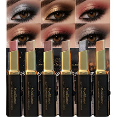 MooGlamor Glitter Eye Shadow Stick with dual-gradient for day-to-night looks.