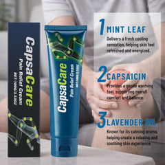 MOOMARTO CapsaCare with capsaicin supports nerve comfort on stressed areas.