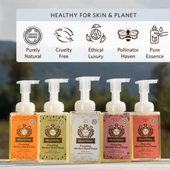 Moon Valley Organics First Frost handwashing scene with soft moisturized skin.