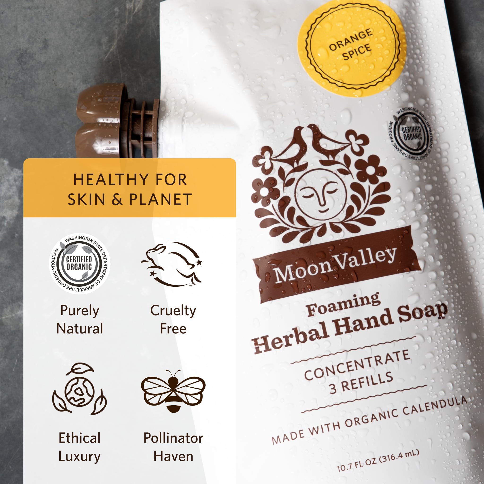 Moon Valley Organics eco-friendly packaging reduces plastic waste