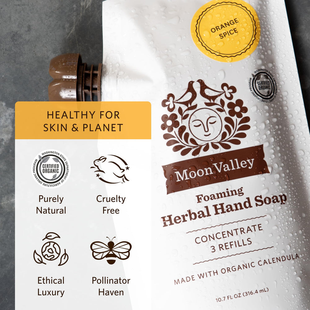 Moon Valley Organics eco-friendly packaging reduces plastic waste