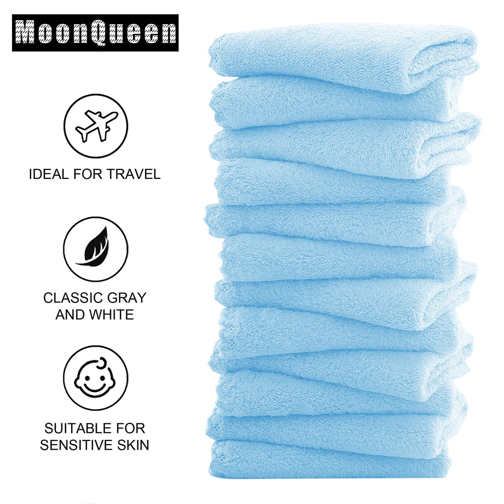 MOONQUEEN travel-friendly face cloths fit cosmetic bag for on-the-go touchups