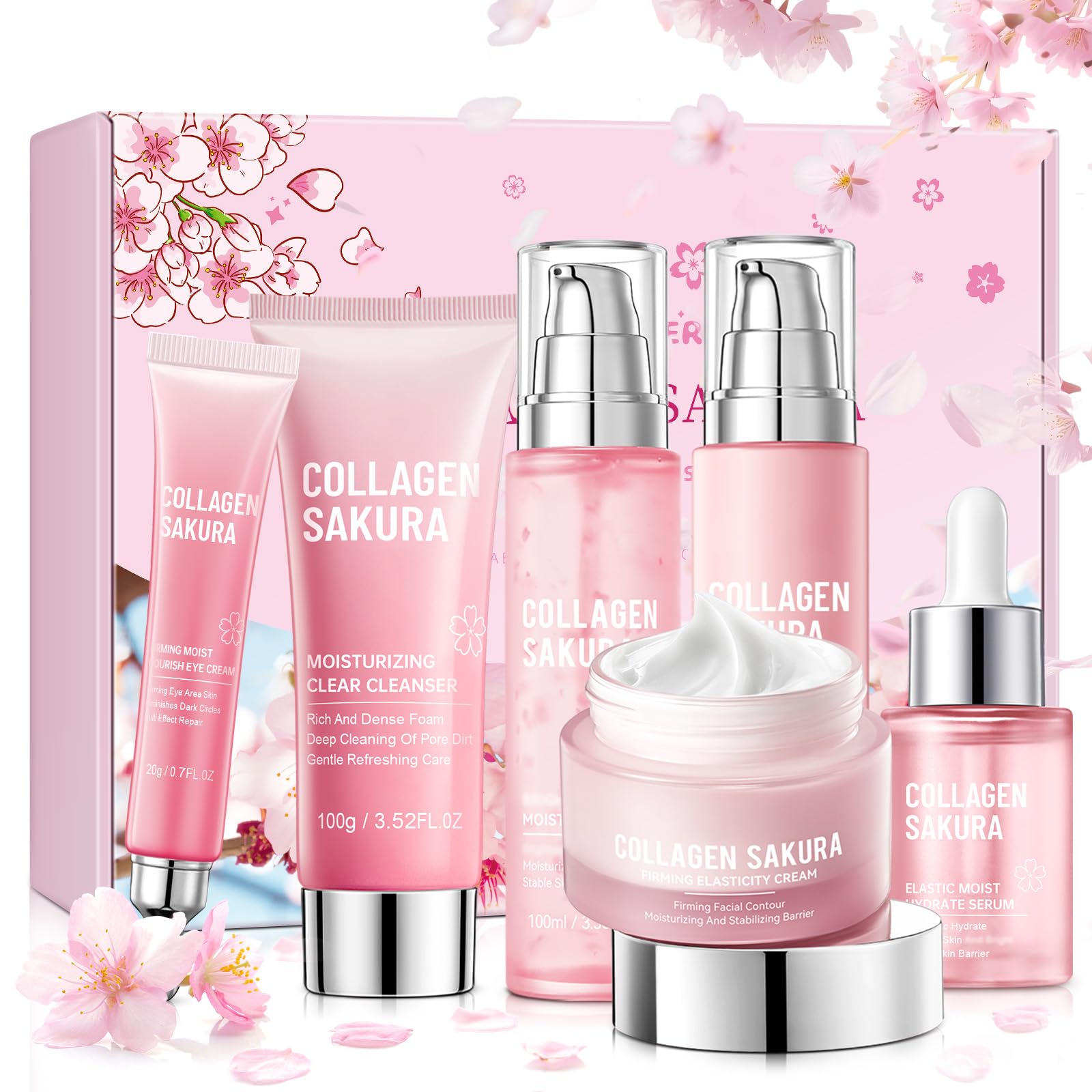 Mopayzer Collagen Sakura cleanser: gentle cleanse for smoother skin