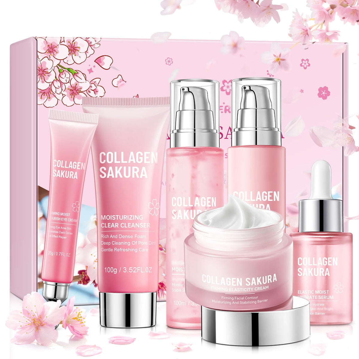 Mopayzer Collagen Sakura cleanser: gentle cleanse for smoother skin