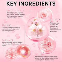 Mopayzer Collagen Sakura toner: balanced hydration and refined pores