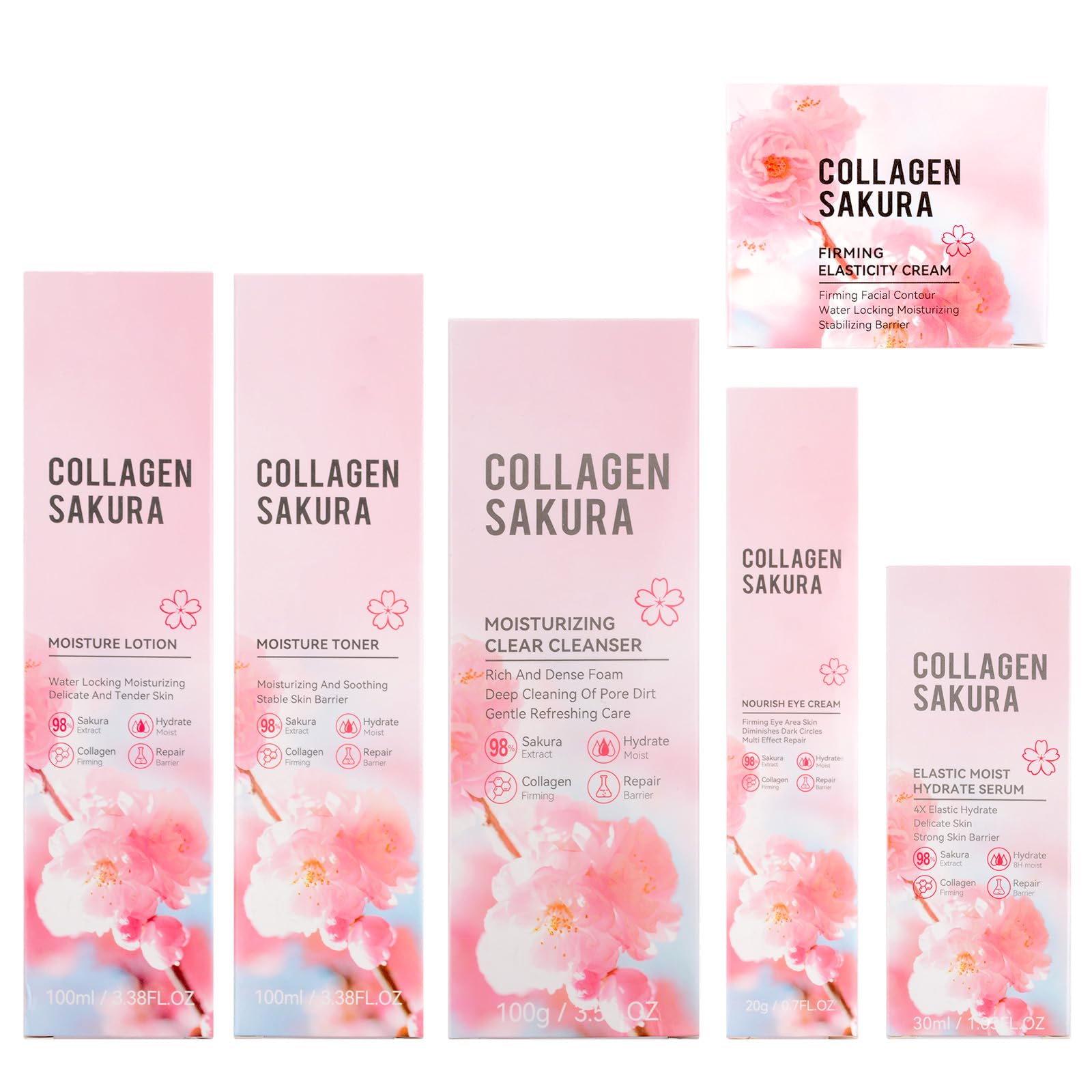 mopayzer Sakura Cherry Blossom Extract: natural botanicals for skin vitality.