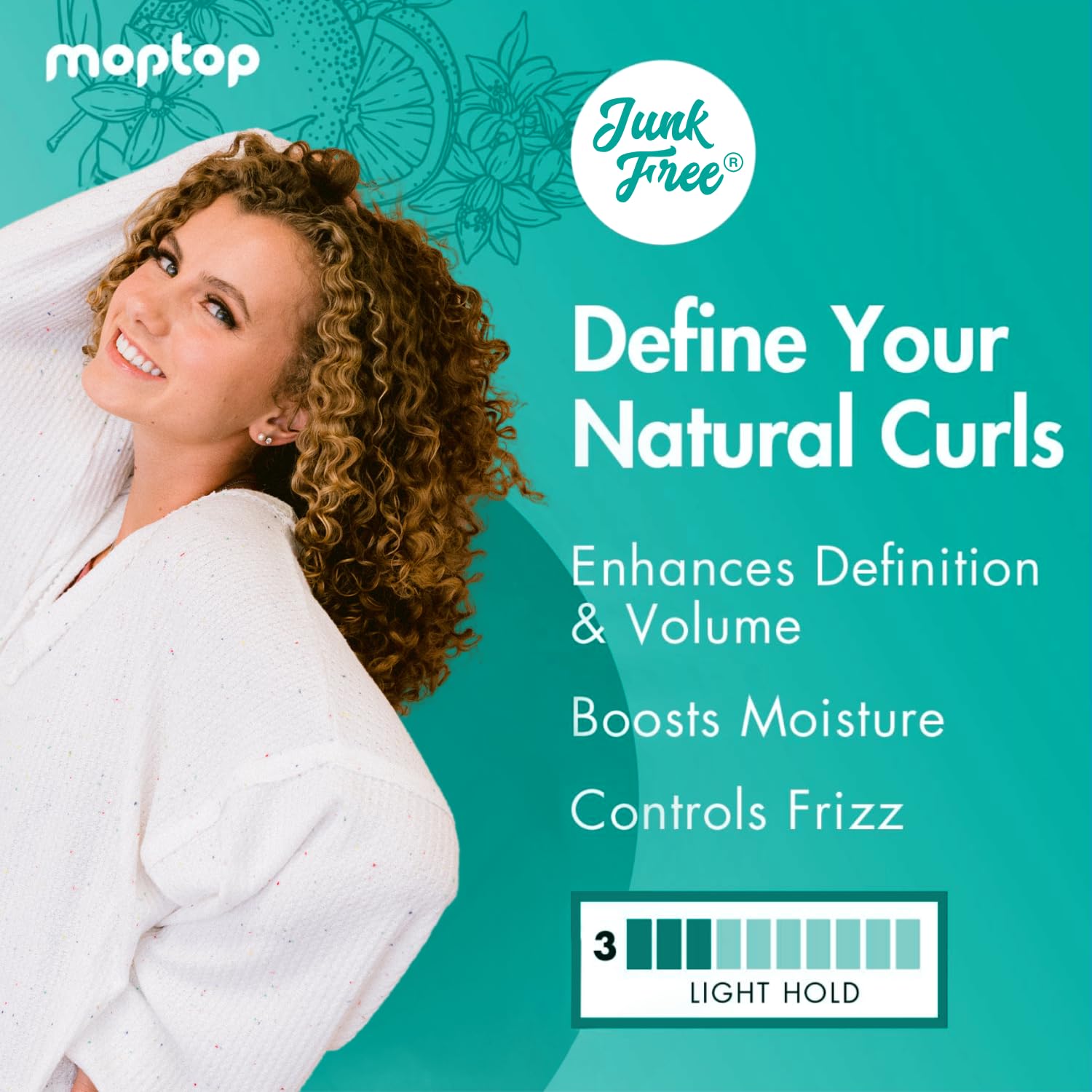MopTop Curl Cream 6oz wet-hair-distribution ensures even distribution from roots to tips.