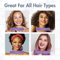 Shine and manageability enhanced by MopTop deep conditioner on hair.