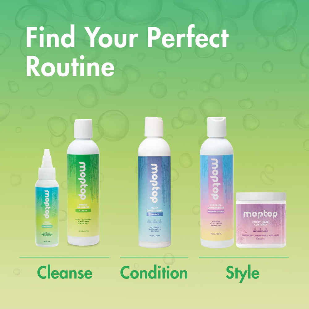 MopTop pack of 2 bottles for everyday curly care