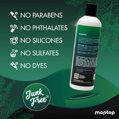 MopTop Gentle Shampoo suitable for all hair types.