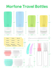 Morfone included accessories like funnel and brush for easy filling and cleaning