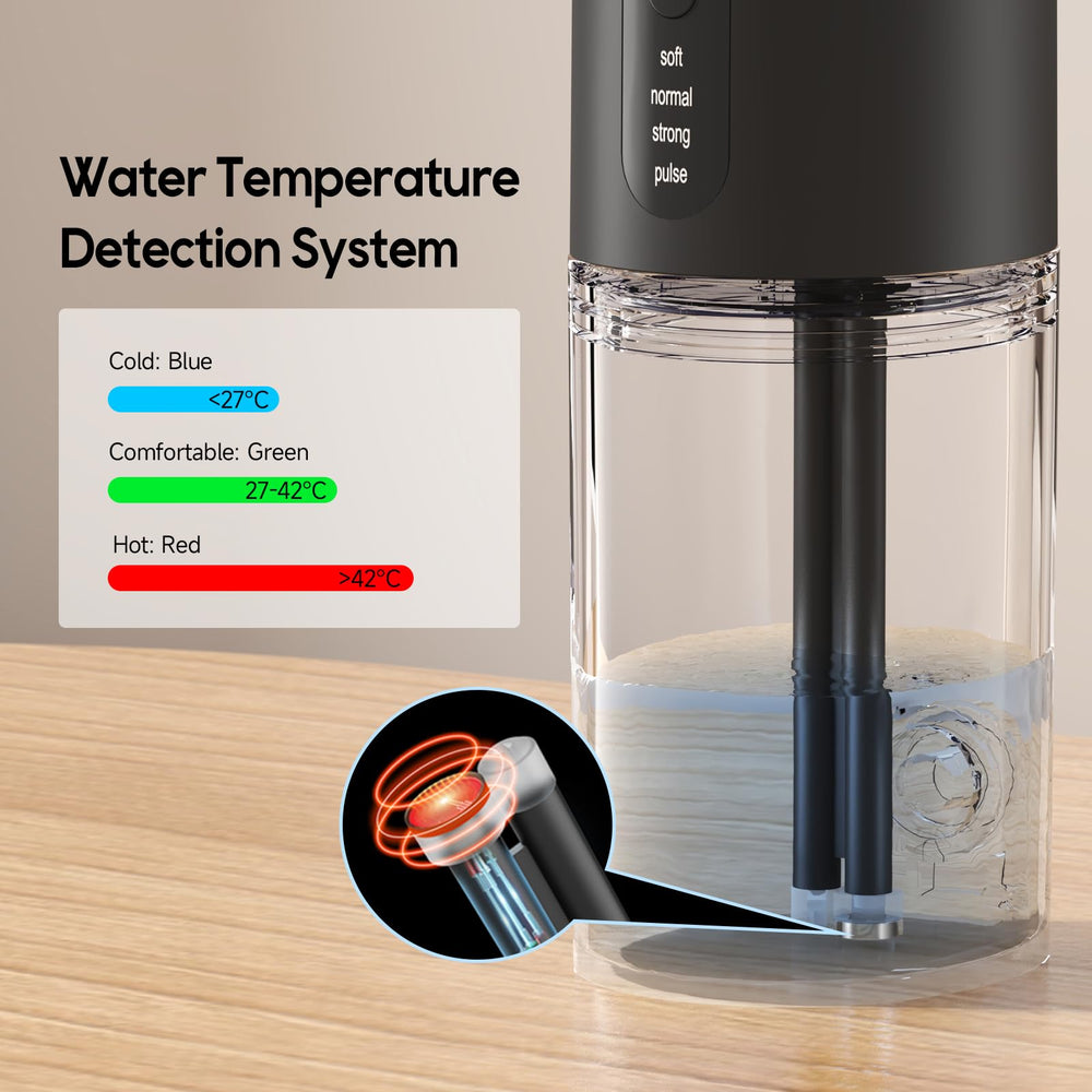 Morfone IPX6 water resistance with temperature indicators for safer use around moisture.