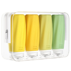 Morfone travel bottles with leak-proof one-piece cap protect belongings during travel