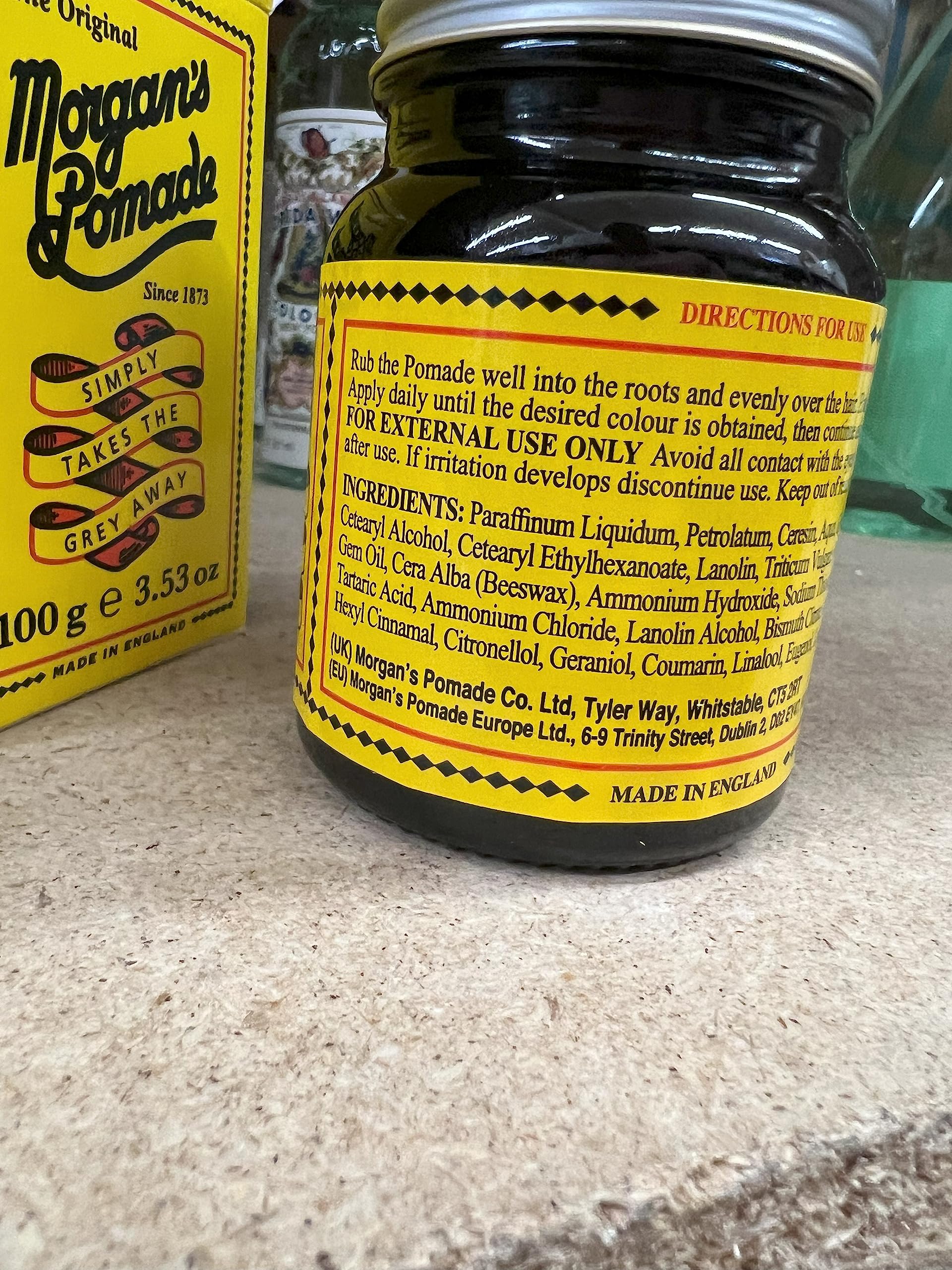 Morgans Pomade Original texture ready for smooth, precise styling.