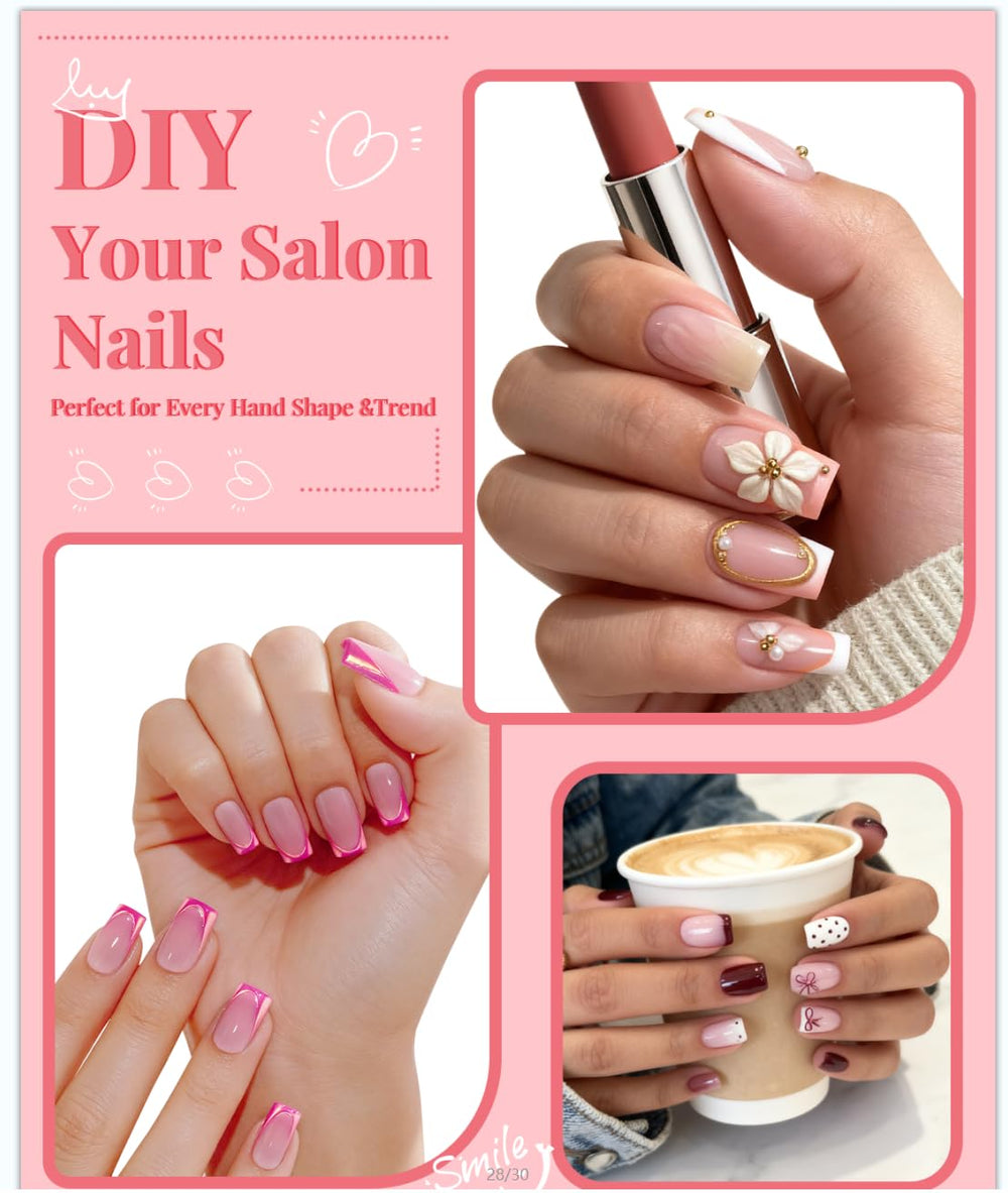 MORGLES clear nail tips offer durable, long-lasting wear