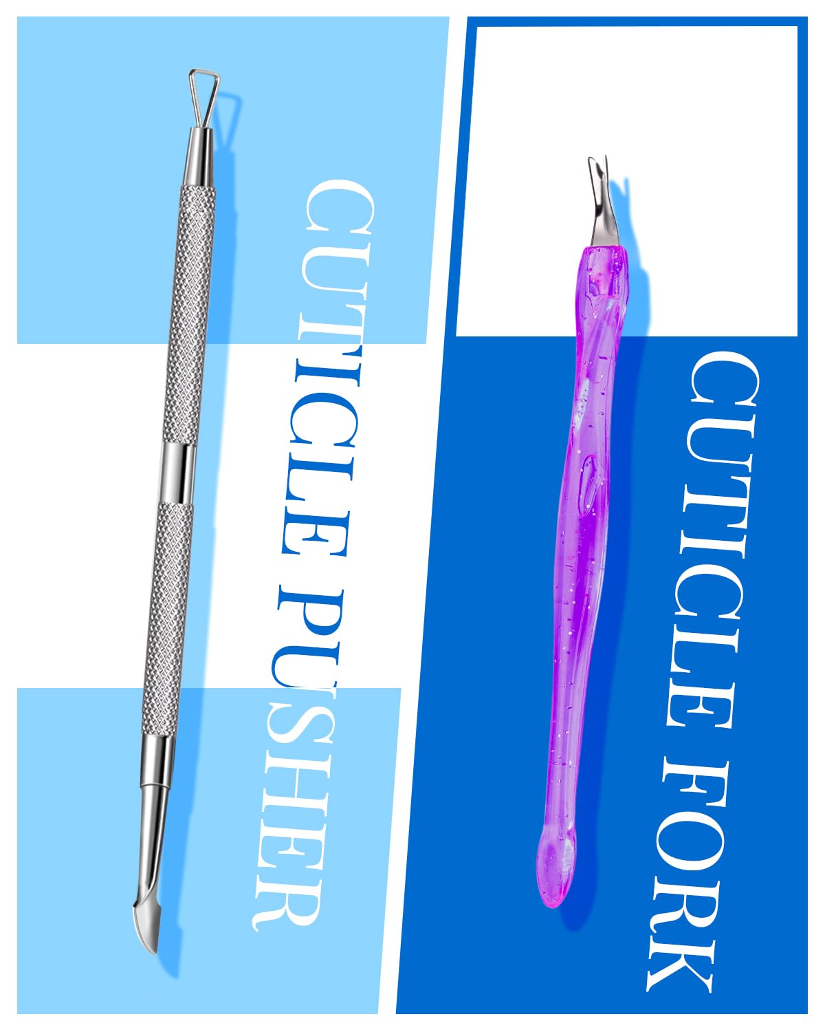 MORGLES cuticle fork for gentle preparation before tip placement.
