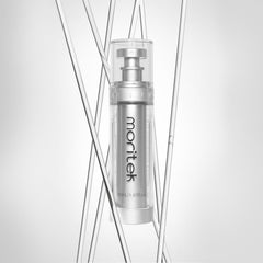 MORITEK Mori-Lift Mist used over makeup to refresh a layered routine.