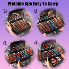 MORNECA eyeliner pencil and face powder support a complete facial makeup routine.