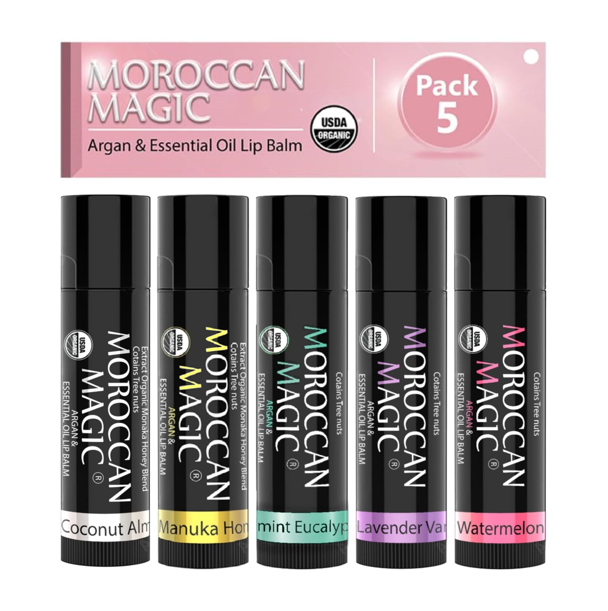 Moroccan Magic gift set packaging, a ready-to-gift lip care option with natural nourishment.