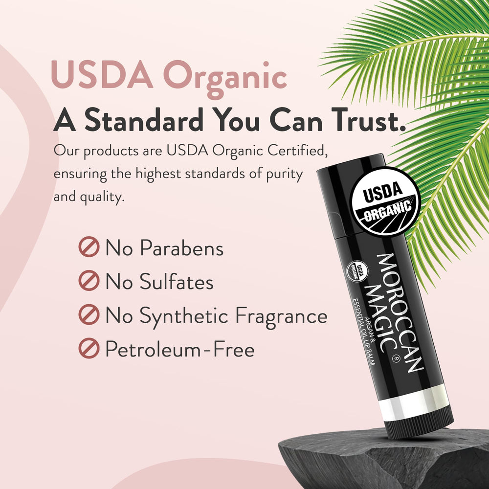 Moroccan Magic rose balm promises gentle moisture and a light floral sheen.
