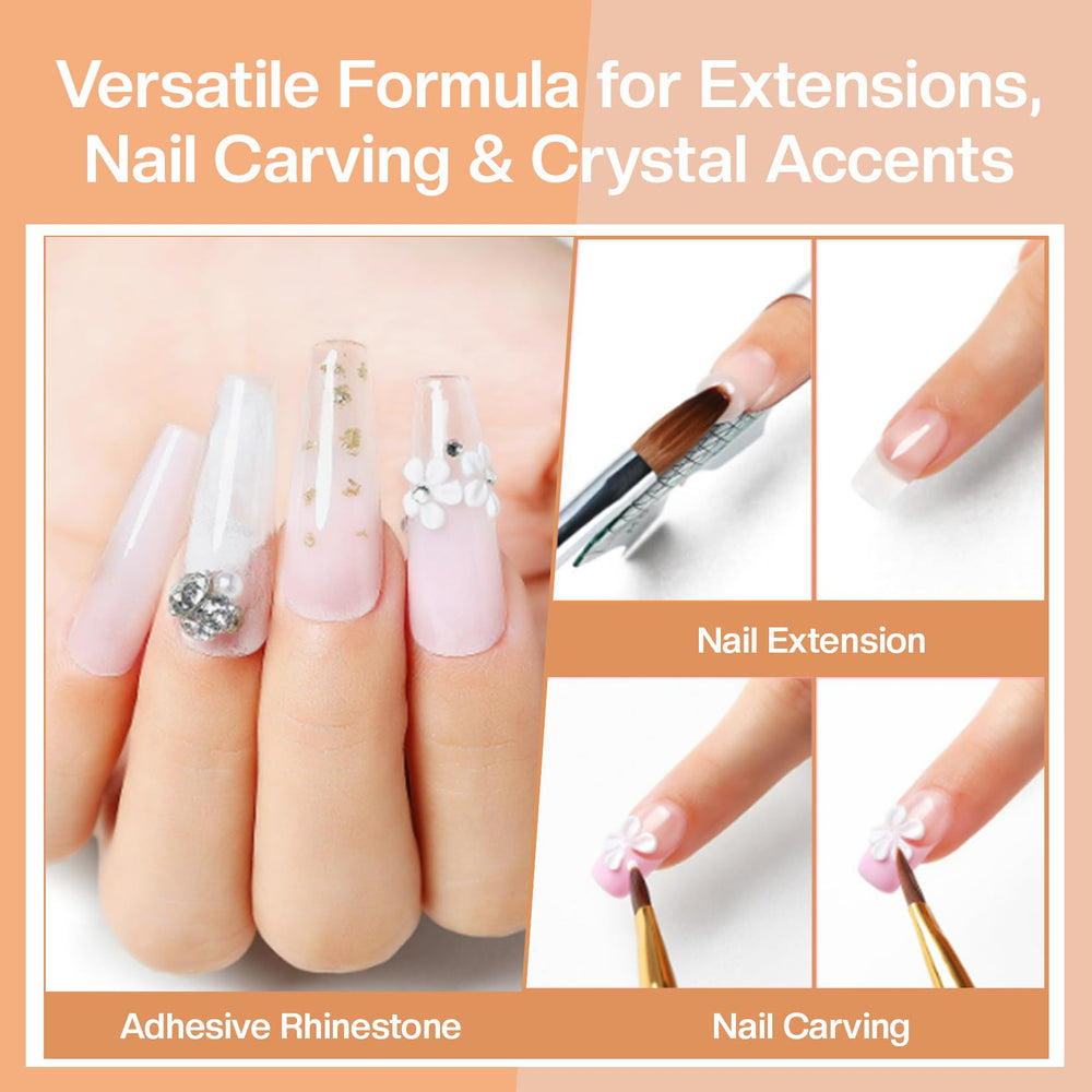 Morovan acrylic powder pigments set in vibrant shades for detailed French tips