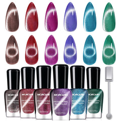 Morovan cat eye nail polish kit with magnetic design for effortless patterns