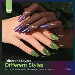 Morovan purple nail polish for moody vibes and durable wear